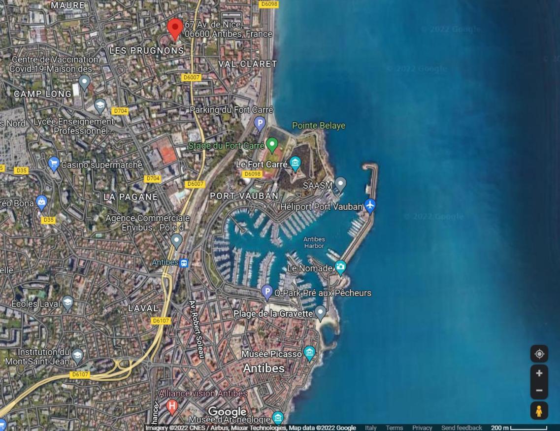 Antibes Secured Parc Velusine With Private Parking, Terrace, Pools And Tennis Courts. Exterior photo